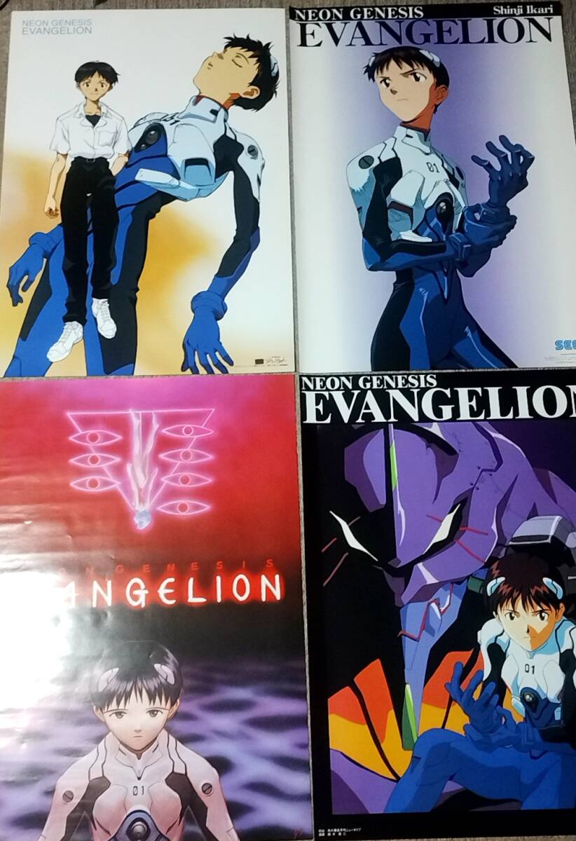 新世紀エヴァンゲリオン　ポスター７枚セット Yahoo!オークション -「エヴァンゲリオン ポスター セガ」の落札