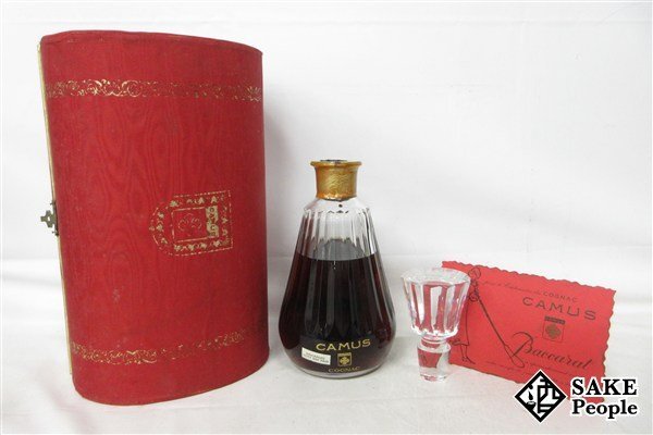 CAMUS COGNAC カラフェ　バカラ　未開栓 未開栓】CAMUS カミュ カラフェ バカラボトル ブランデー 700ml