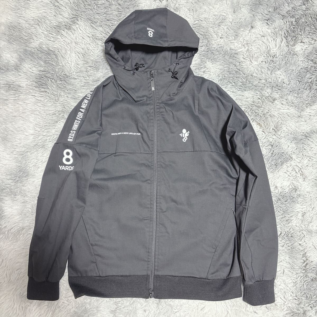 美品 8YARDS ハチヤーズ パーカー ジップアップ ゴルフ ウェア L 8YARDS ハチヤーズ パーカー 8YARDS ハチヤーズ ゴルフ ジップ