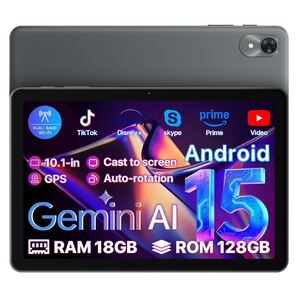 タブレット Android15 WiFiモデル 10インチ 18GB+128GB Gemini AI WideVine L1対応