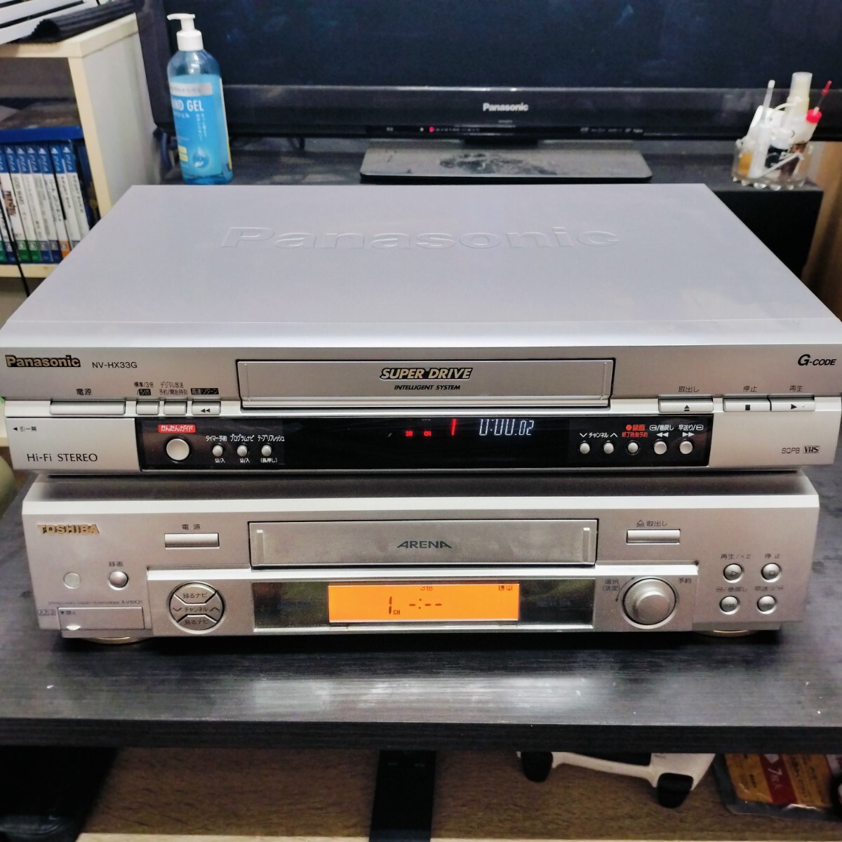 Panasonic パナソニック ビデオデッキ VHS NV-HX33G 概要 Gコード付VHSハイファイビデオ NV-HX33G | ブルーレイ