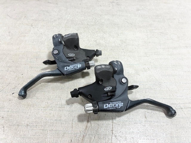 使用少ない　ディオーレ　シフター　ディスクブレーキ　ディレーラー　DEORE Yahoo!オークション -「シマノ deore」(兼用タイプ) (ブレーキ