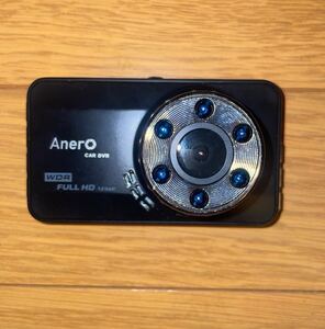 ANERO Car DVR WDR Full HD 1296P ドライブレコーダー 動作確認済み