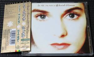 ◆Sinead O'Connor◆ シニード・オコーナー So Far… The Best of ベスト 帯付き 国内盤 CD ■2枚以上購入で送料無料