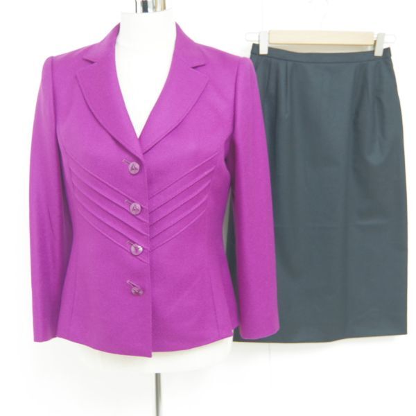 極美品★ジュンアシダ リボン セットアップ スーツ上下 ジャケット スカート 9 2025年最新】Yahoo!オークション -ジュンアシダ スーツの中古品