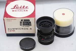 ☆作例あり☆ ライカ ズミクロン R 50㎜ F=1:2 LEITZ WETZLAR SUMMICRON-R 50 2 元箱付き・付属品多数 おススメの1品 お見逃しなく