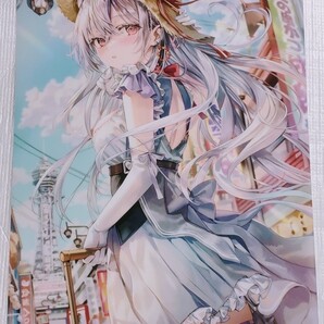 ももこ 描き下ろし 絵柄 クリアポスター さしみねこ屋 同人 同人誌