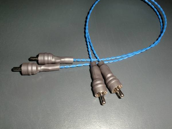 ■リファレンス　究極の極細単線■製作難度高い為希少品です■超高純度銅単線■青の無