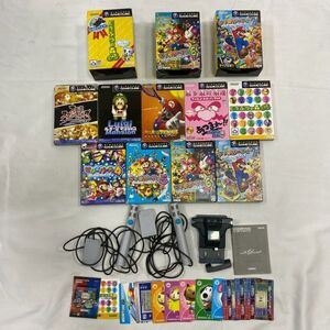 B222△GC ソフト 9本まとめ 大乱闘スマッシュブラザーズ/マリオパーティ/ルイージマンション/他 マイク DOL-022/カードeリーダー AGB-014