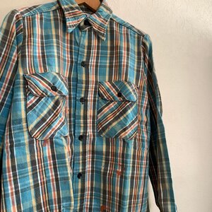 アメリカ古着 70年代 ビンテージ ミスターレッグス ライト ネルシャツ U.S Used Clothing Vintage Mr.Leggs Lightweight Flannel Shirt