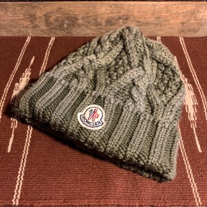 モンクレール ベレット ケーブル編み ニット帽 ビーニー イタリア製 MONCLER BERRETTO B20910022300 04629 Knit Cap Beanie Made in ITALY