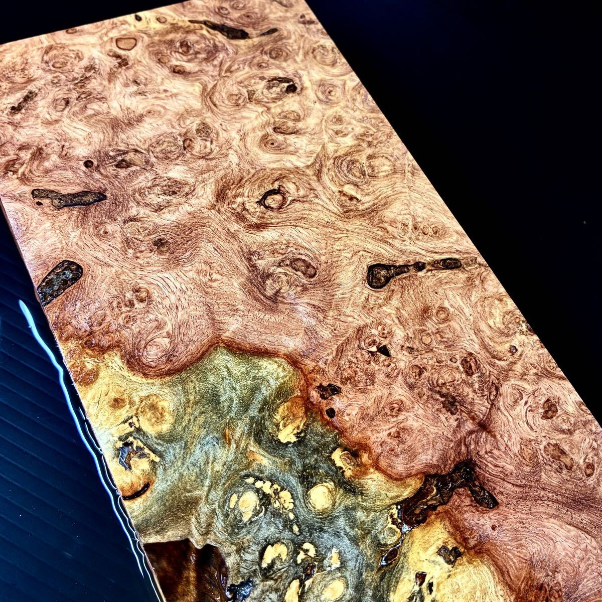 レトロ　こぶ材　瘤　資材 薗部産業】銘木椀・漆 中サイズ（桜/楢/欅/栗）商品コード