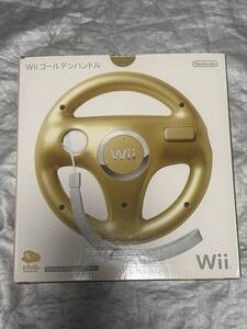 Wii ゴールデンハンドル マリオカート クラブニンテンドー限定品