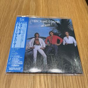 エマーソン、レイク&パーマー ELP/ラヴ ビーチ+3 紙ジャケ SHM-CD 完全限定盤 VICP-70158