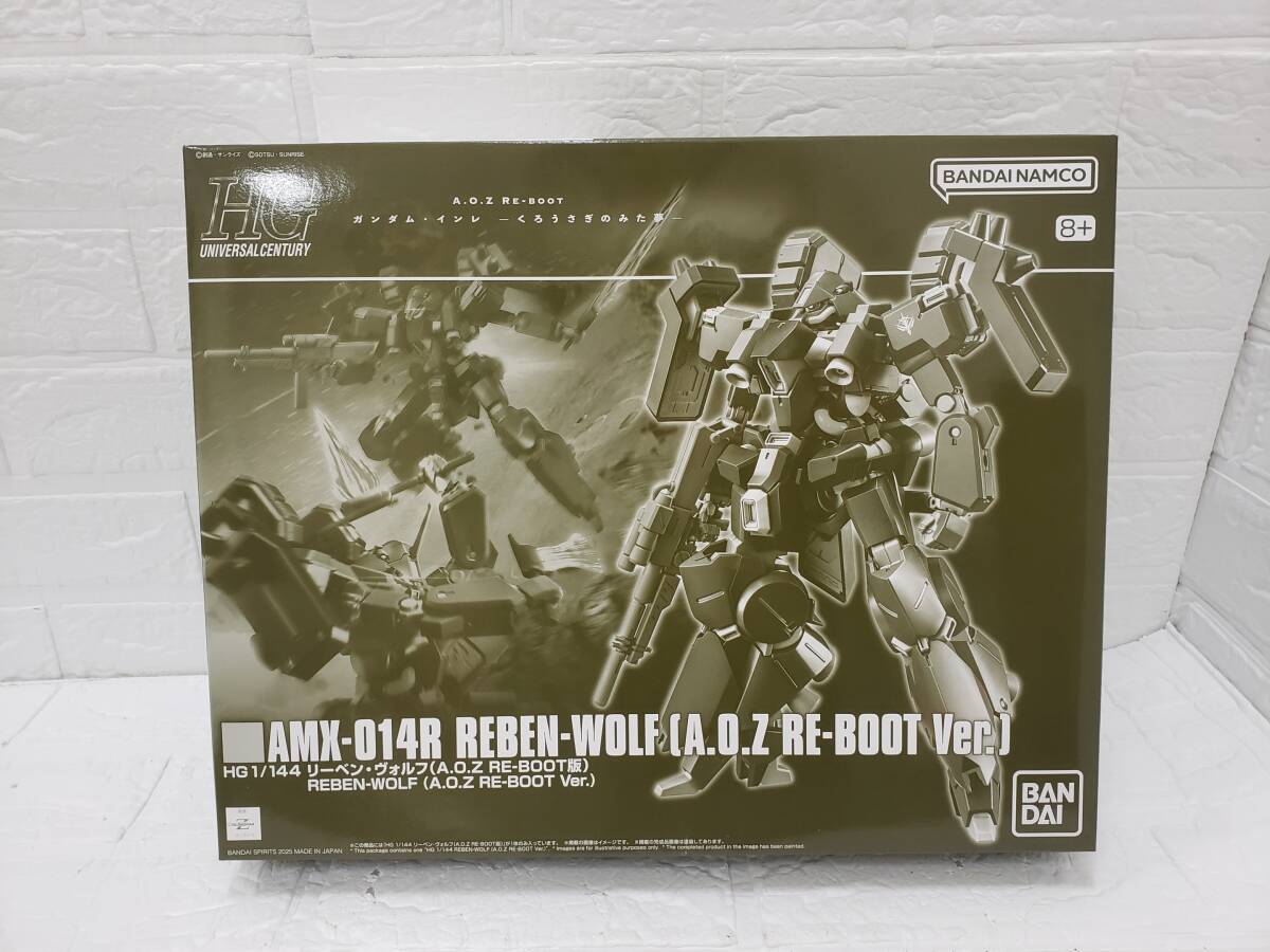 【未開封】HG 1/144 AMX-014R リーベン・ヴォルフ(A.O.Z RE-BOOT版)「A.O.Z RE-BOOT ガンダム・インレ-くろうさぎのみた夢-」プレバン限定 BANDAI - プレミアムバンダイ限定 HG 1/144 AMX-014R リーベン