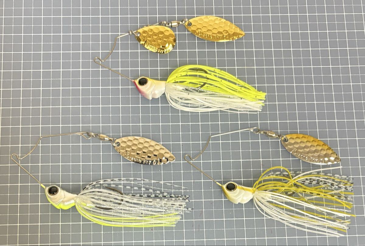 スピナーベイトセット 実釣未使用 北 大祐プロデュース！ペイフォワード第2弾ルアーとしてギミック