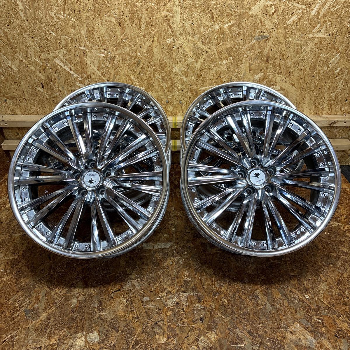 ②如月様専門　WEDS　ウェッズ　クレンツェ　マジス531エボ　20インチアルミ クレンツェ 20インチMAGISS 4本セット PCD114.3 Kranze MAGISS