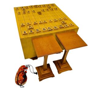将棋 将棋駒 将棋盤 5.7寸 駒台 天然木 将棋台 へそ有り