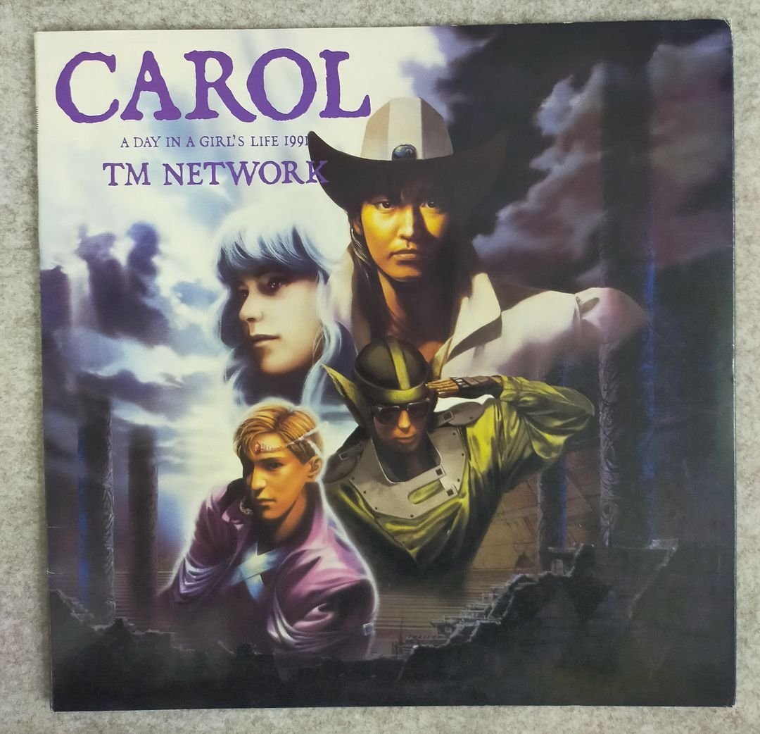 TM NETWORK CAROL レコード TM NETWORK CAROL LPレコード