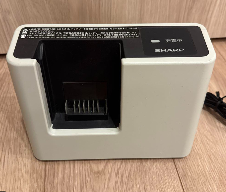 SHARP - シャープ　充電池　BY-7SA　リチウムイオン電池用充電器 S3RSCE セット シャープ公式通販】 シャープ 掃除機用 バッテリー｜BY-7SA