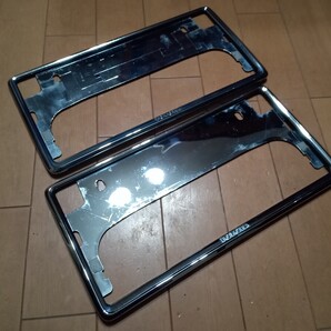 トヨタ TOYOTA メッキ ナンバーフレーム 2個セット