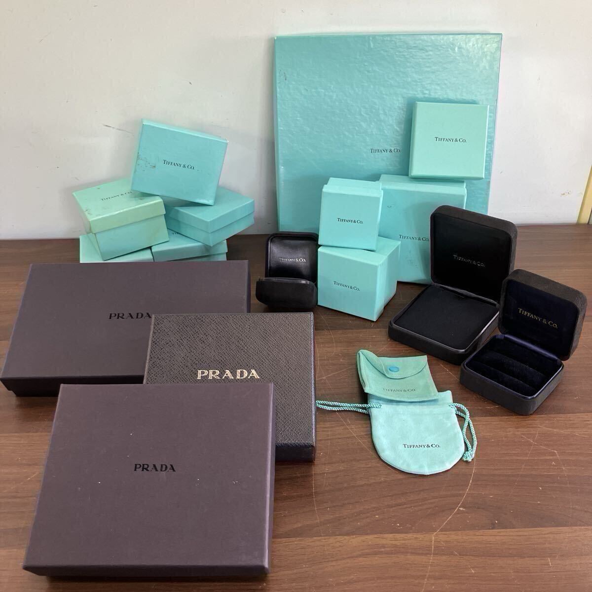 極美品　ティファニー　保存袋&空箱　30個セット　アクセサリー入れ　ポーチ 極美品 ティファニー 保存袋&空箱 30個セット アクセサリー入れ