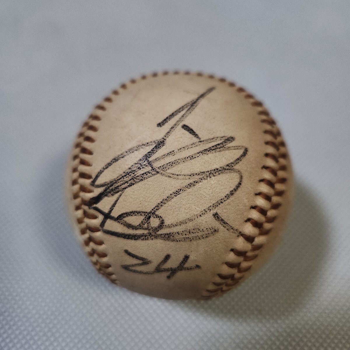 サイン入り野球ボール 1988年　大野豊 サイン入り野球ボール 1988年 大野豊 広島カープ大野豊自筆