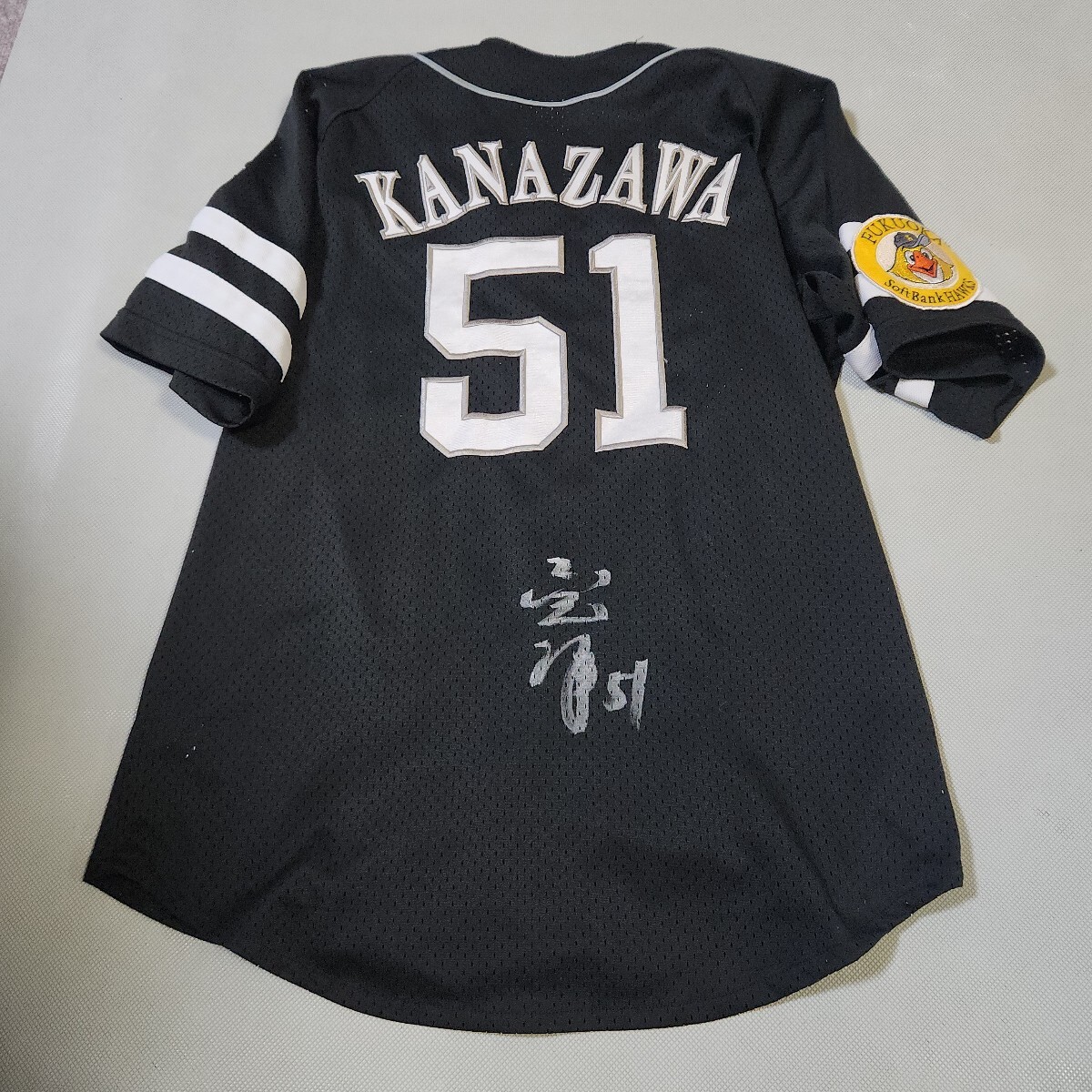 福岡ダイエーホークス　レプリカ ハイグレード ユニフォーム　ホーム　サイン入り 福岡ダイエーホークス レプリカユニフォーム 川崎宗則 宗リン