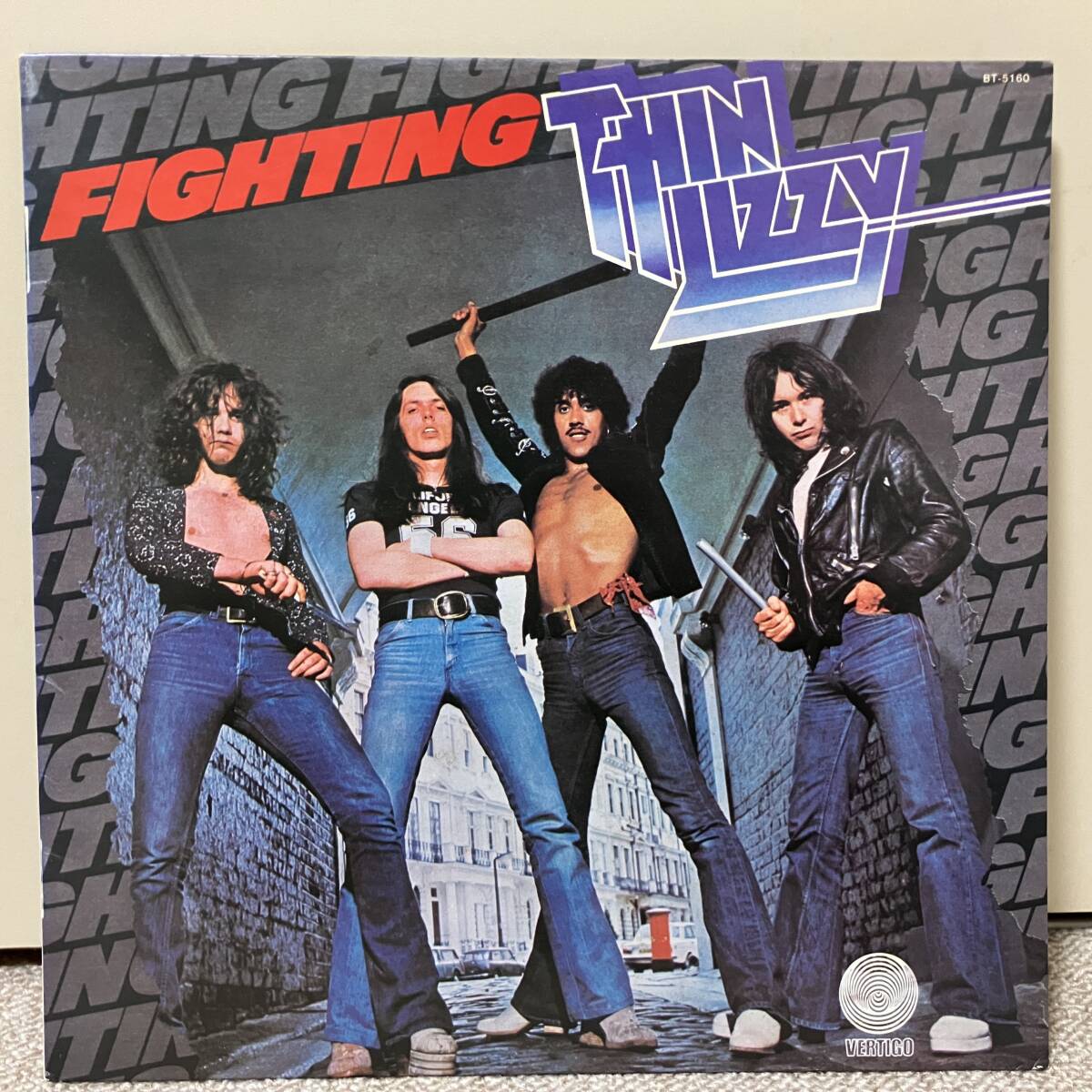 【PROMO】Thin Lizzy Fighting レコード　シン・リジィ Amazon.co.jp: Fighting - Thin Lizzy: ミュージック
