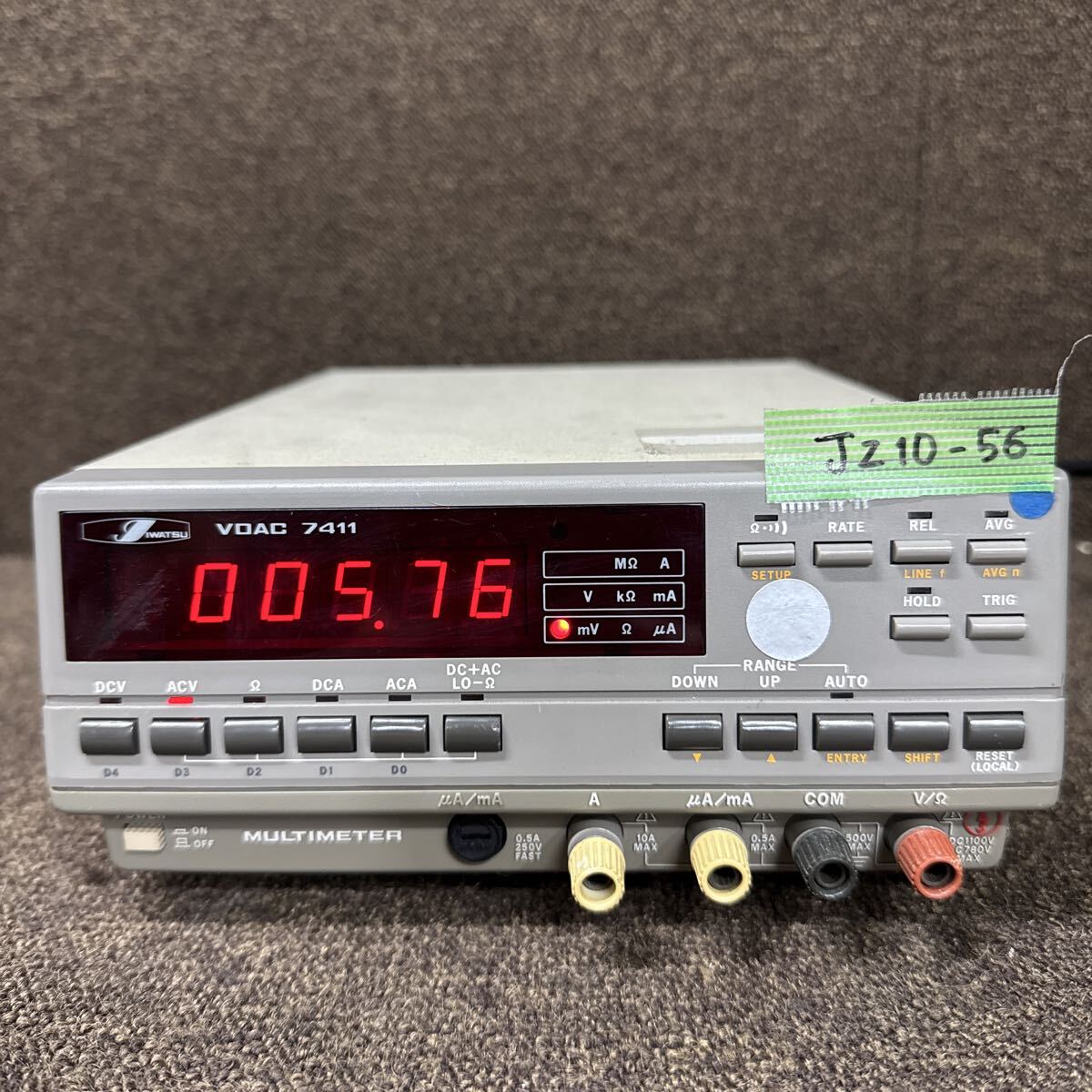 デジタルマルチメーター　VOAC7411(GP-IB オマケつき) VOAC7411 ディジタルマルチメータ 岩崎通信機 | 計測器