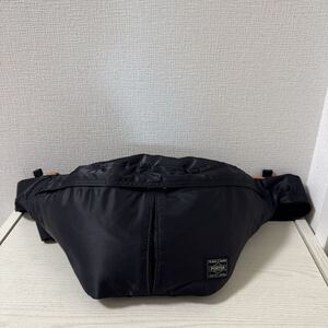 【値下げ】【最終モデル】【新品同様】PORTER ポーター タンカー ボディバッグ (L)622-76628 旧番622-06628 ブラック ウエストバッグ