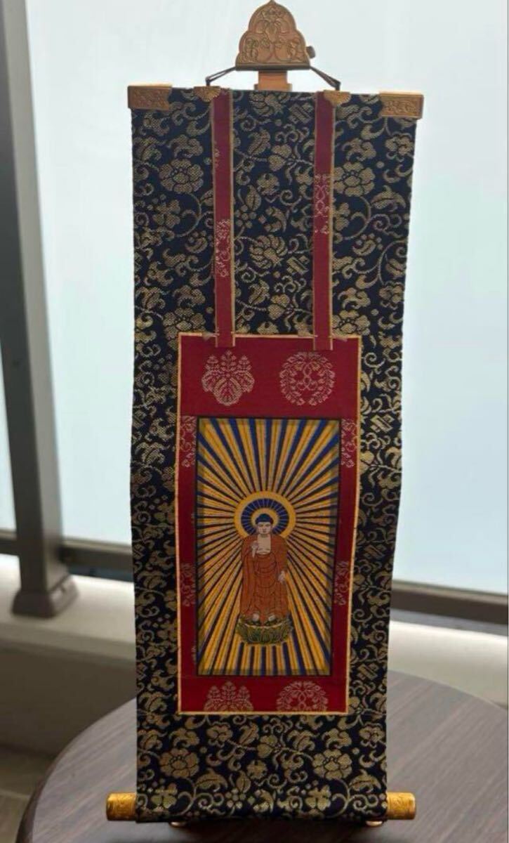 阿弥陀如来　掛け軸　古美術　アンティーク 阿弥陀如来 掛け軸 古美術 アンティーク 阿弥陀如来 掛け軸 古