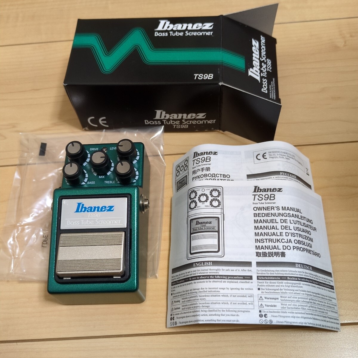 Ibanez TS9B ベース用オーバードライブ 動作品 箱・説明書付き Amazon | Ibanez アイバニーズ ベース用オーバードライブ Bass