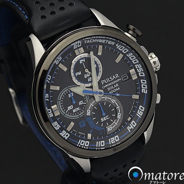 【超美品】SEIKO PULSAR(パルサー) ビッグフェイス　ブルー　稼働中 超美品】SEIKO PULSAR(パルサー) ビッグフェイス ブルー 稼働中