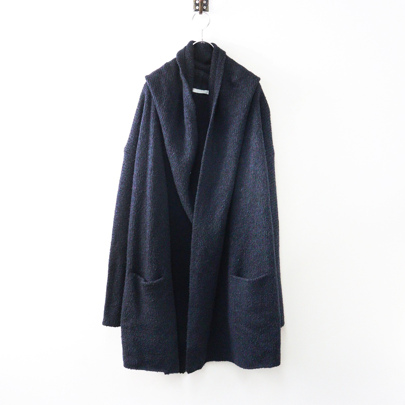 『未使用品』VINCE.ビンス　ニットカーディガン　 Sサイズ　パープル　 S カーディガン オーバーサイズニットカーディガン レディース