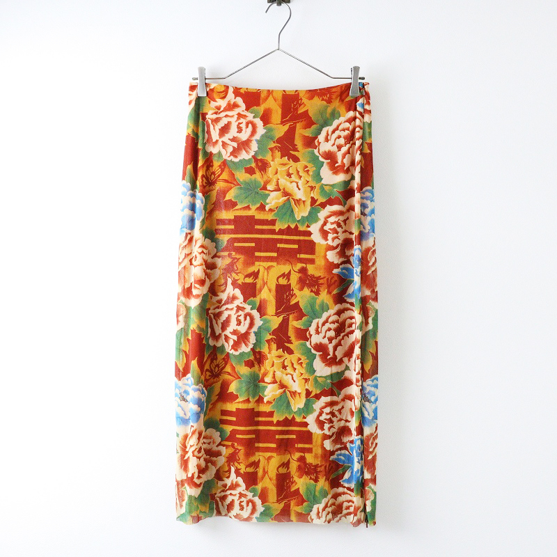 90s 00s VIVIANNE TAM ドラゴン パワーネット 変形 スカート 極美品】VIVIENNE TAM パワーネット ドラゴン スカート 刺繍