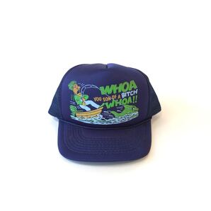 son of a bitch Mesh cap 帽子 キャップ メッシュキャップ スナップバック 古着 ビンテージ ネイビー 80s トラッカーキャップ
