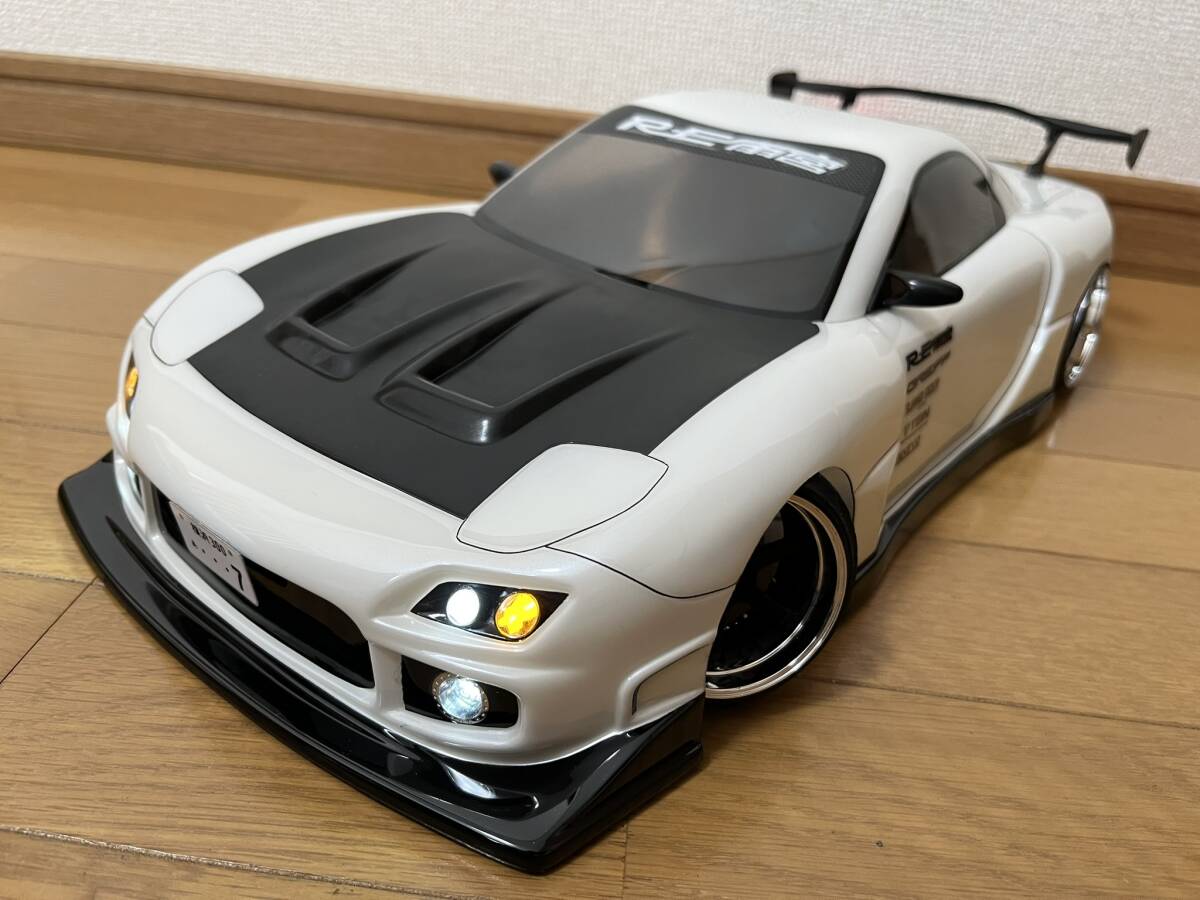 ラジコン　RX-7 FD ボディのみ　スクワット製電飾付き ラジコン RX-7 FD ボディのみ スクワット製電飾付き ラジコン RX