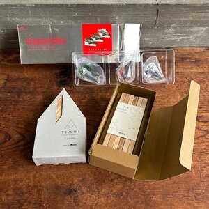 隈研吾 3点まとめて Creators Glico(100周年限定)KODAMA/木霊(定価¥8360)TUMIKI/積み木7ピース(定価6600) 現状品 digjunkmarket