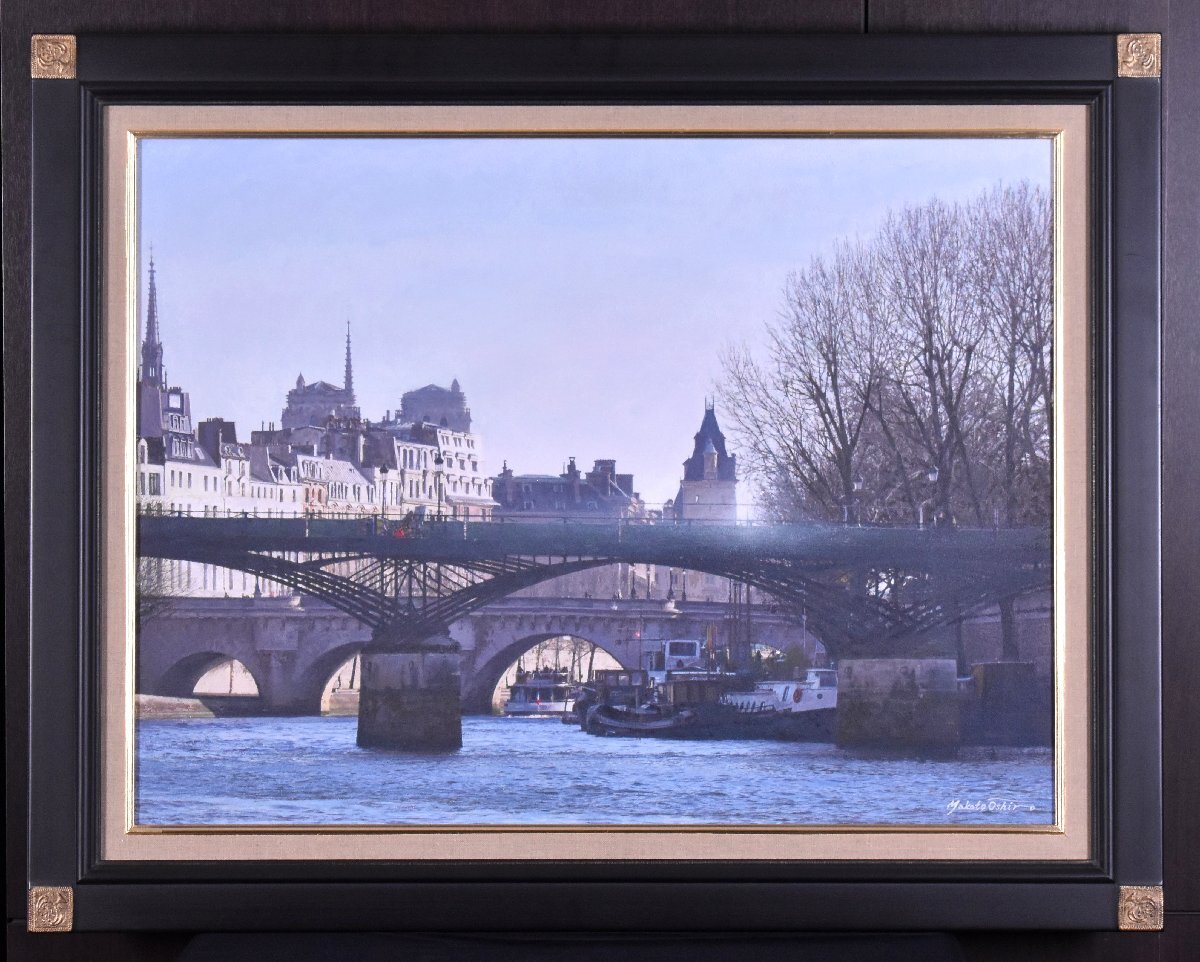 Yahoo!オークション -「セーヌ」(自然、風景画) (油彩)の落札