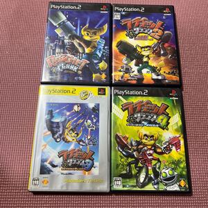 【PS2】 ラチェット&クランク 4本セット 4th ギリギリ銀河のギガバトル プレステ2 ソニー