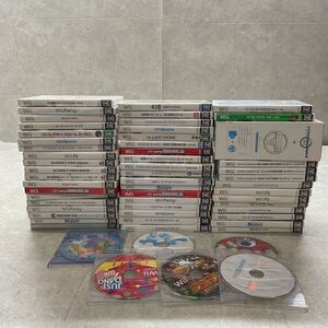 1円〜任天堂/Nintendo/ニンテンドー Wii WiiParty スーパーペーパーマリオ レッドスティール 等 ソフト 50点以上セット 同梱不可 dg01976