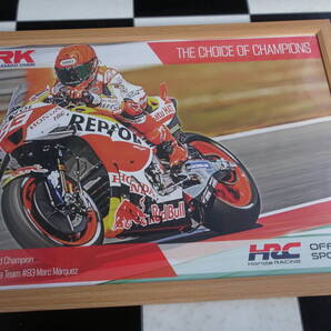 【MotoGP】Repsol Honda Team #93マルク・マルケス A3サイズ額入りポスター(非売品) #93 Marc Marquez HRC レプソルホンダ RC213V RK