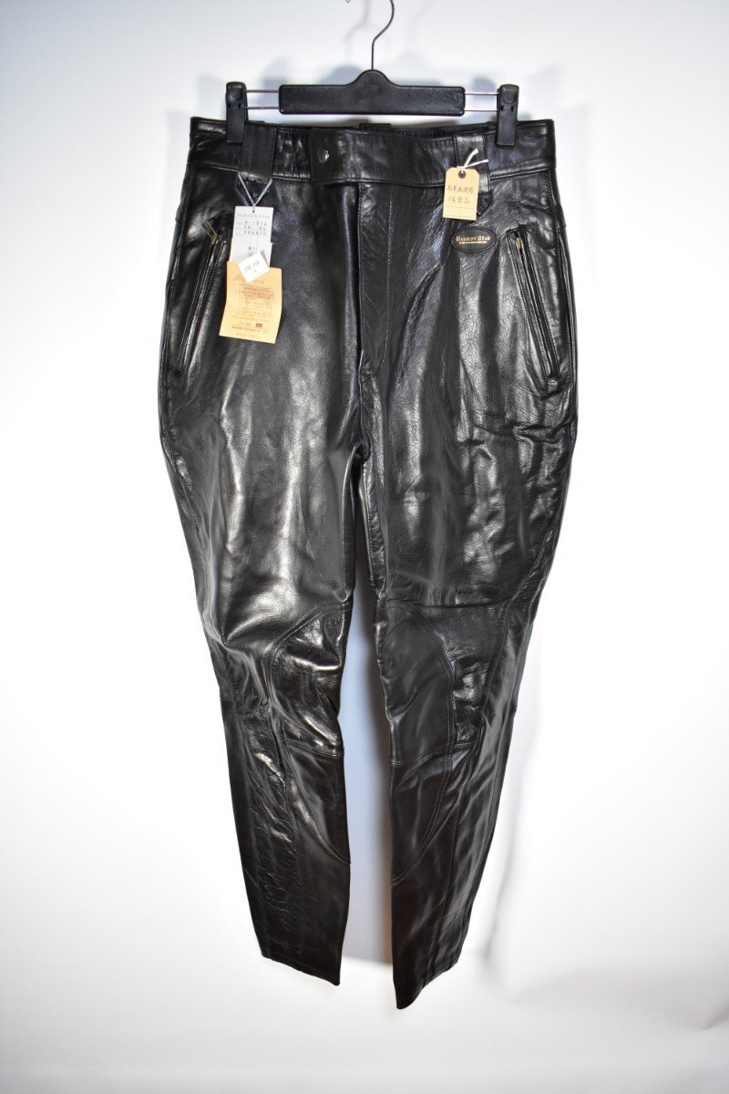 【希少】HAROLD'S GEAR 馬革ブラックレザーパンツ Mサイズ 希少】HAROLD'S GEAR 馬革ブラックレザーパンツ Mサイズ 2025年