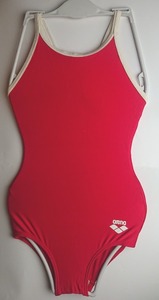 【生産終了】【新品未使用】arena アリーナ競泳用水着 ARN-75W RED (basicモデル) Sサイズ