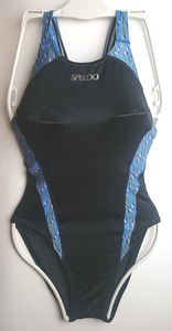 【生産終了】【新品未使用】スピード SPEEDO競泳用水着 83AP-35001 Lサイズ 黒x青