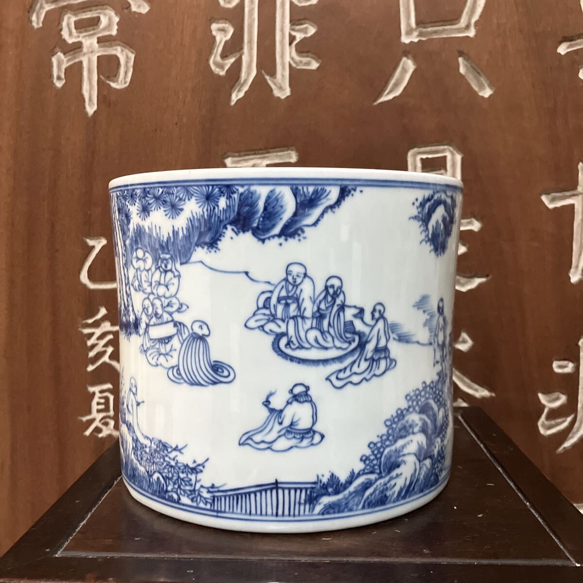 2025年最新】Yahoo!オークション -筆筒 染付(アンティーク