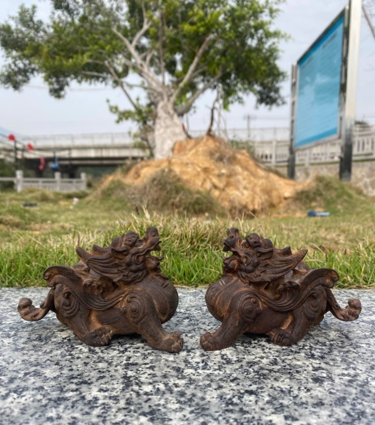 Yahoo!オークション -「貔貅 置物」の落札相場・落札価格