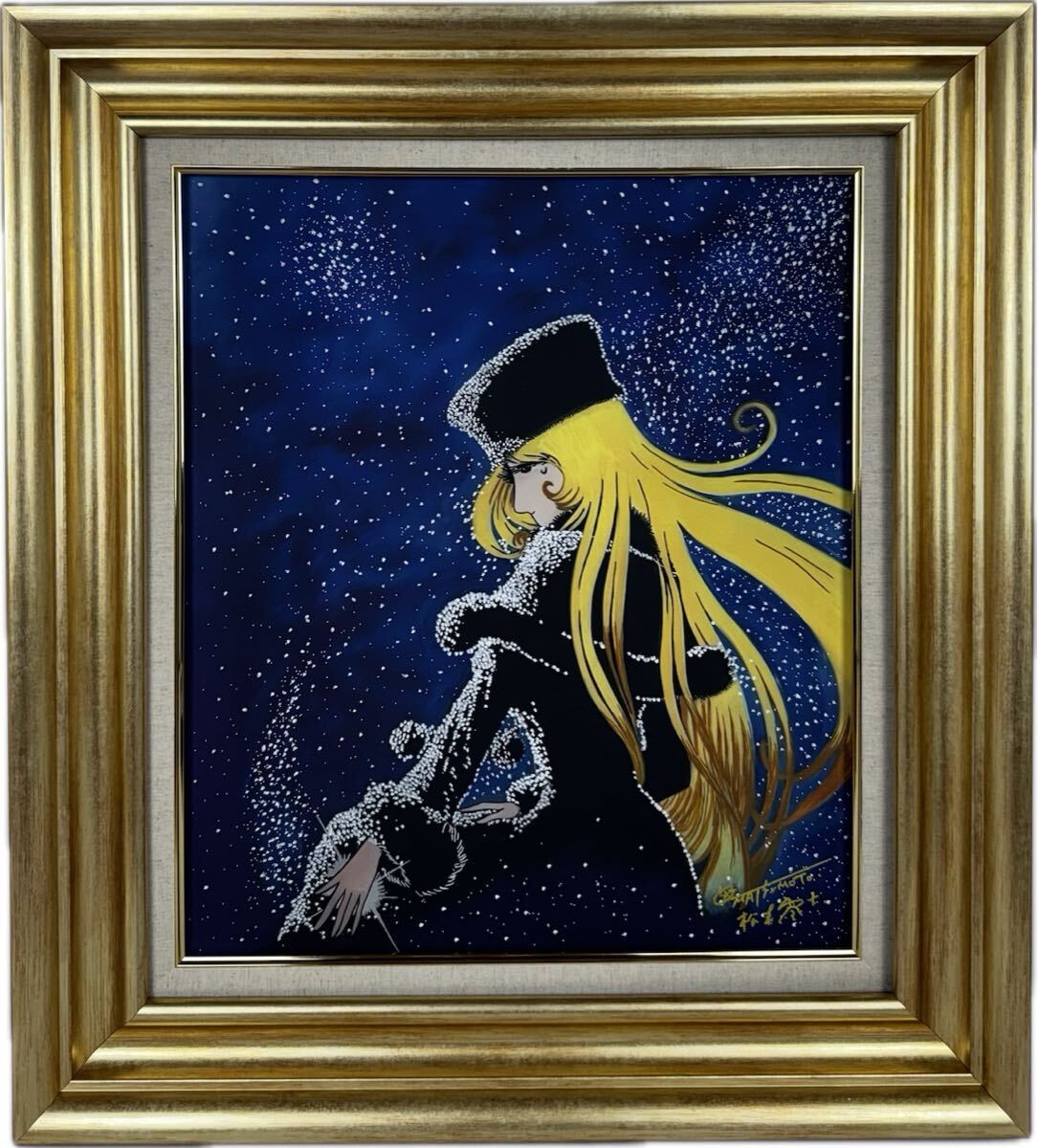 ４号　手書き油彩　魂の灯　草間彌生　新品高級額縁　肉筆画。 絵画4号 手書き油彩 魂の灯 草間彌生 新品高級額縁 肉筆画。