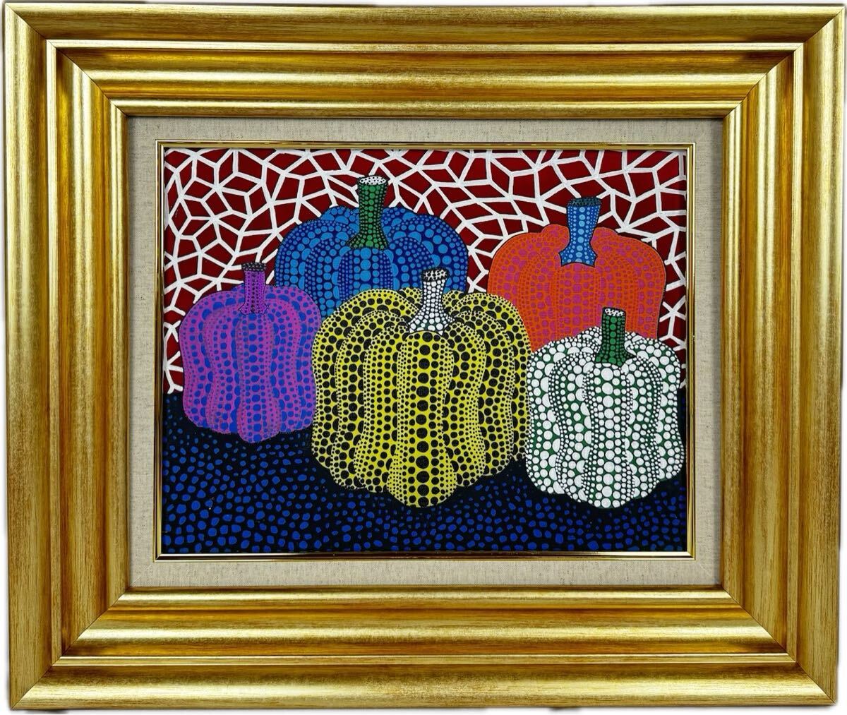 Yahoo!オークション -「草間彌生」(絵画) (美術品)の落札相場・落札価格